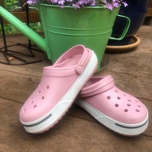 CROCS Crocband II Clogs, Petal Pink 6